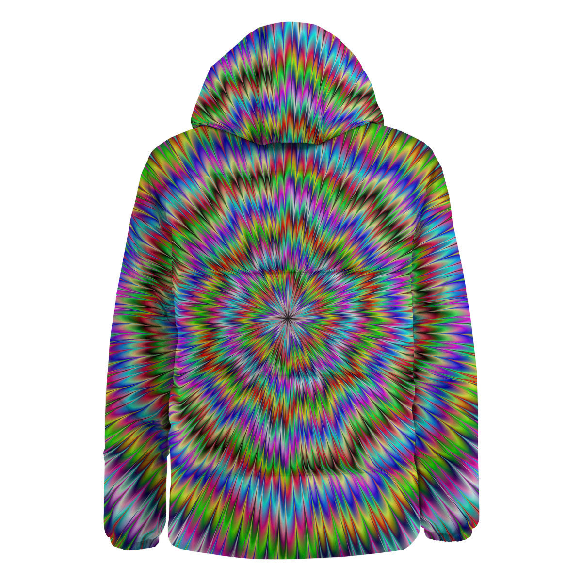 Moving Optical Illusion Abstract Dizzy Down Jacket-grizzshop