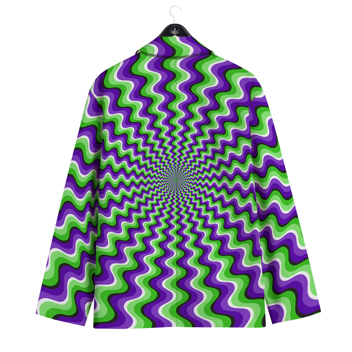 Moving Optical Illusion Colorful Dizzy Men's Sport Coat-grizzshop