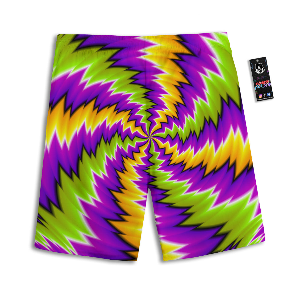 Pattern Mini Rabbit Print Men's Athletic Shorts