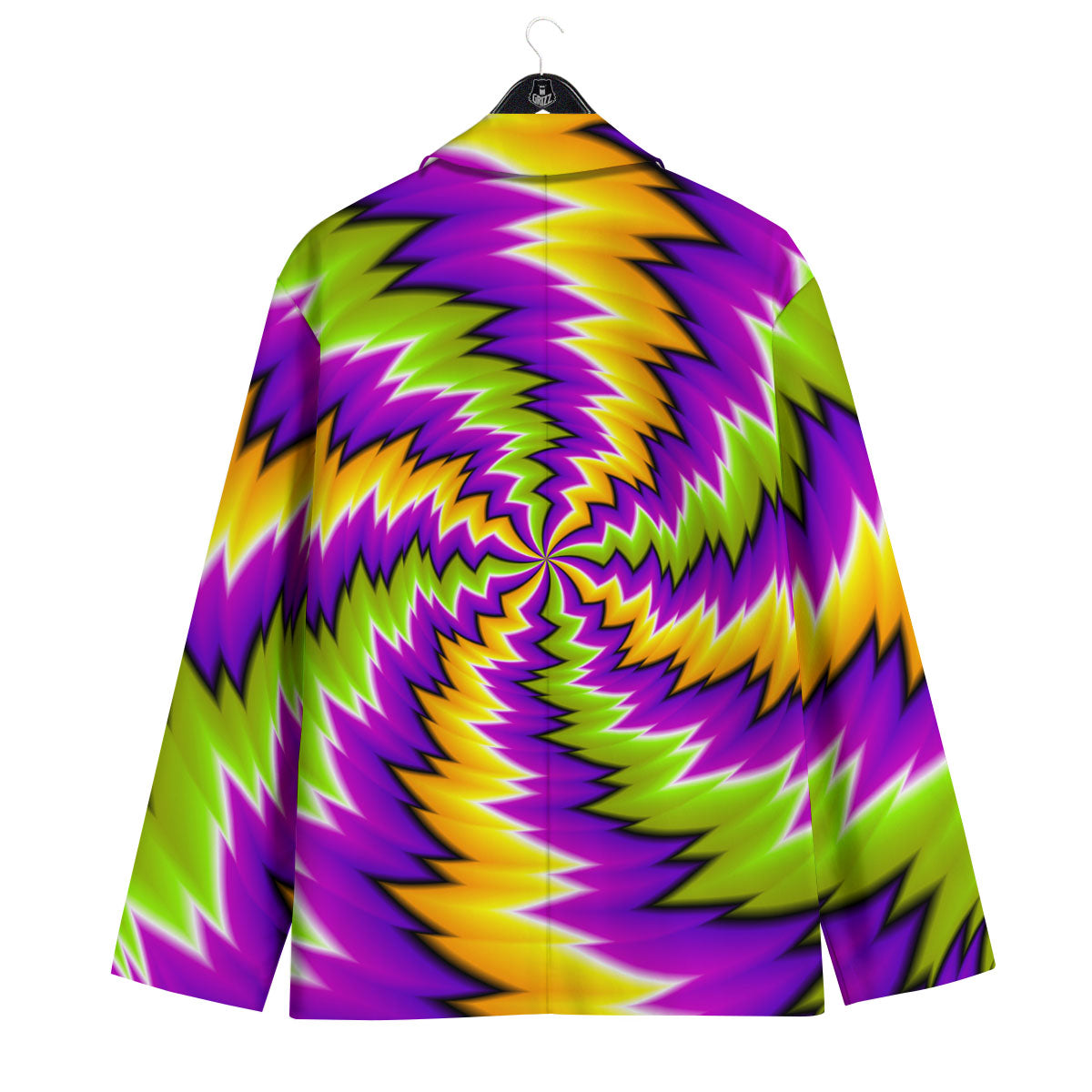 Moving Optical Illusion Dizzy Vortex Men's Sport Coat-grizzshop
