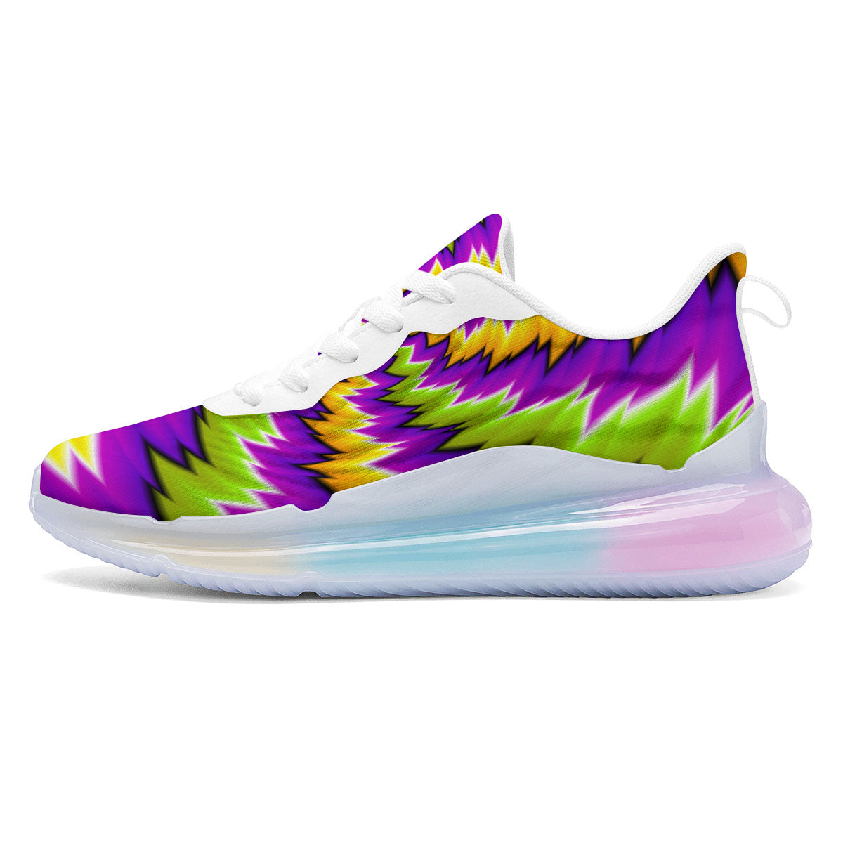Moving Optical Illusion Dizzy Vortex Running Sneakers-grizzshop
