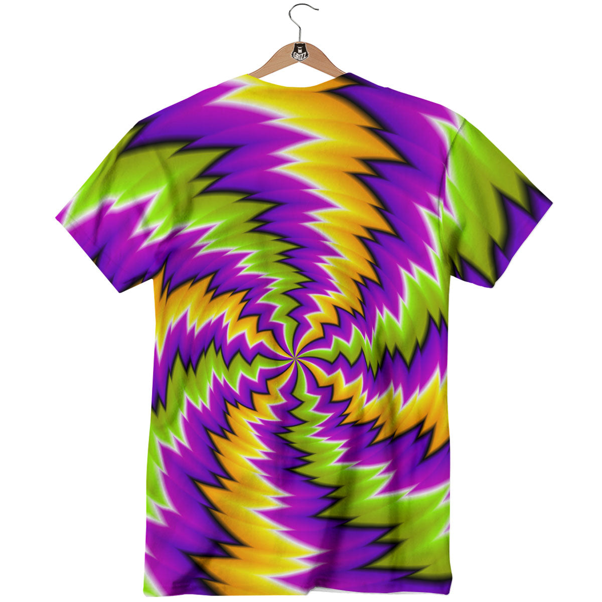 Moving Optical Illusion Dizzy Vortex T-Shirt-grizzshop