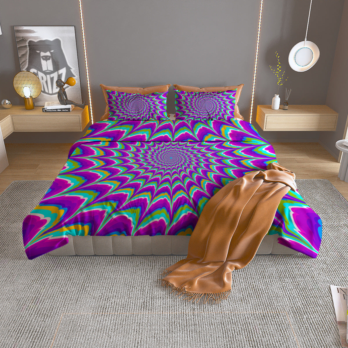 Mariachi Skeletons Day Of The Dead Print Pattern Duvet Cover Bedding Set
