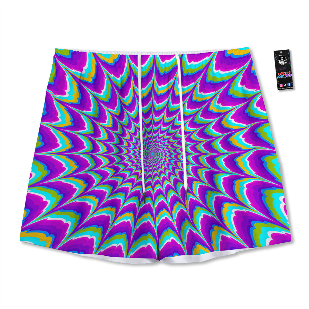 Mariachi Skeletons Day Of The Dead Print Pattern Mesh Shorts