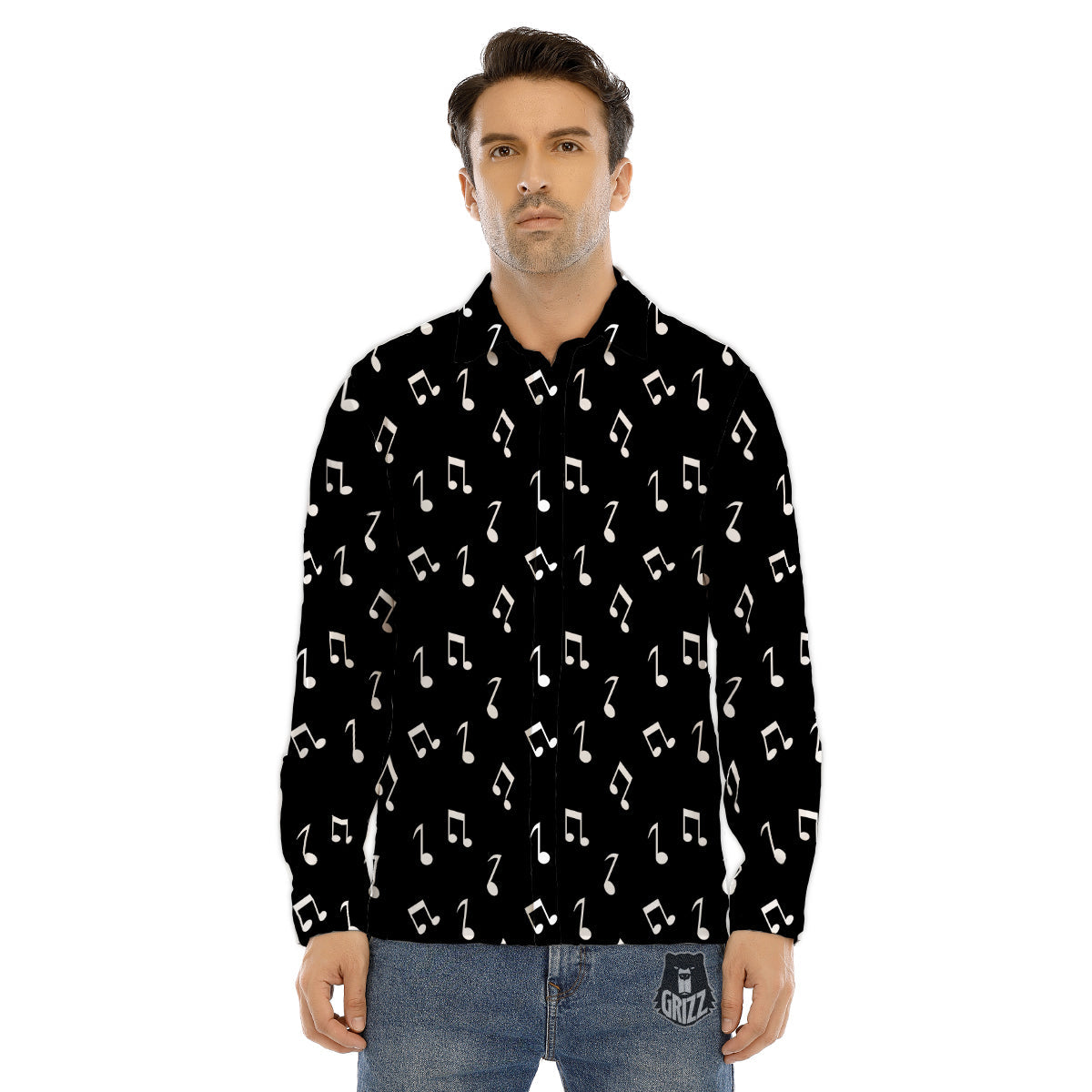 Moving Optical Illusion Spiky Spiral Men's Dress Shirts-grizzshop