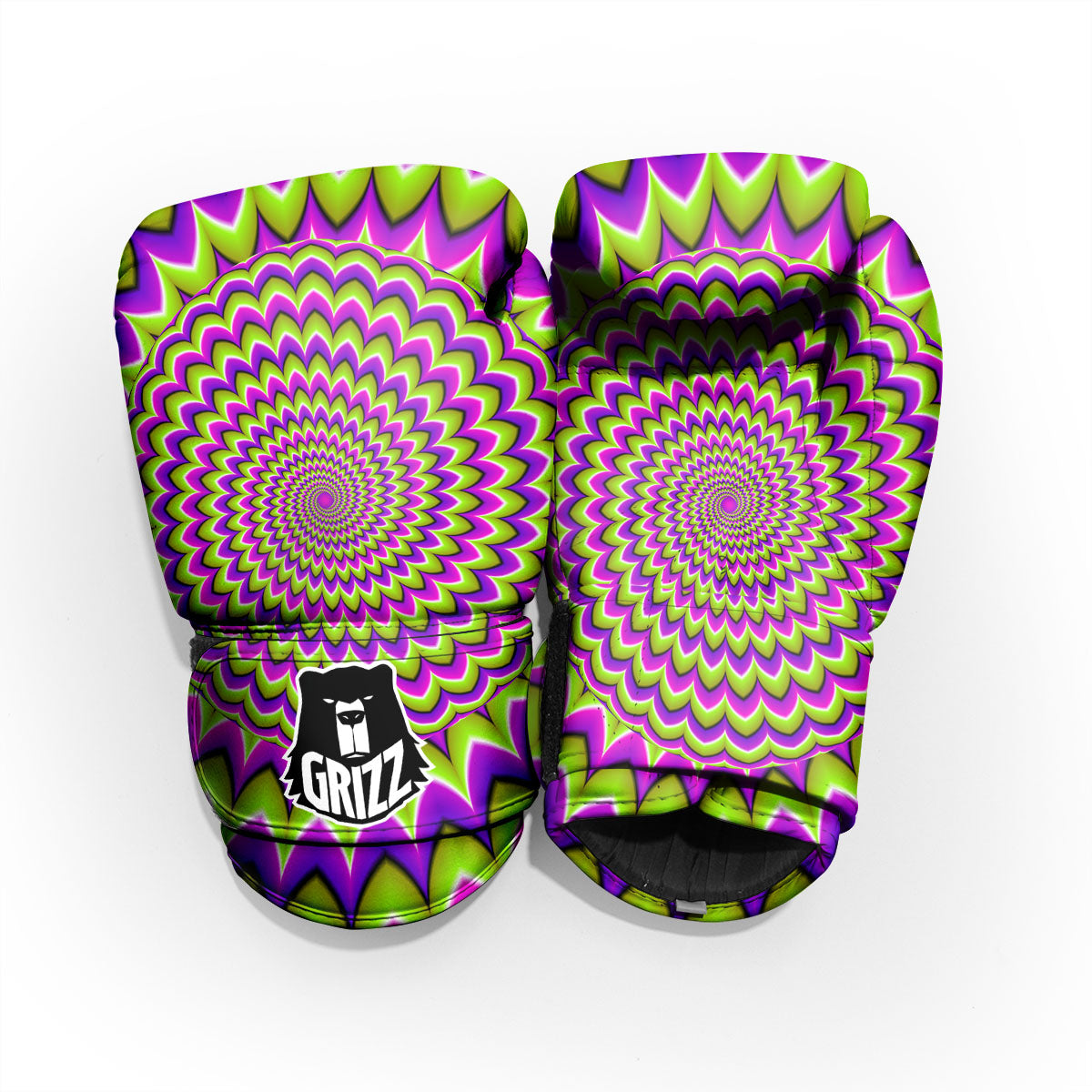 Moving Optical Illusion Spiky Spiral Pro Boxing Glove