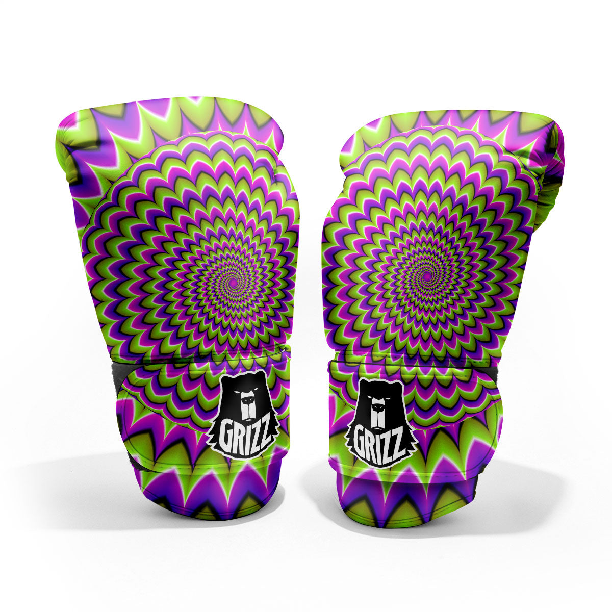 Moving Optical Illusion Spiky Spiral Pro Boxing Glove
