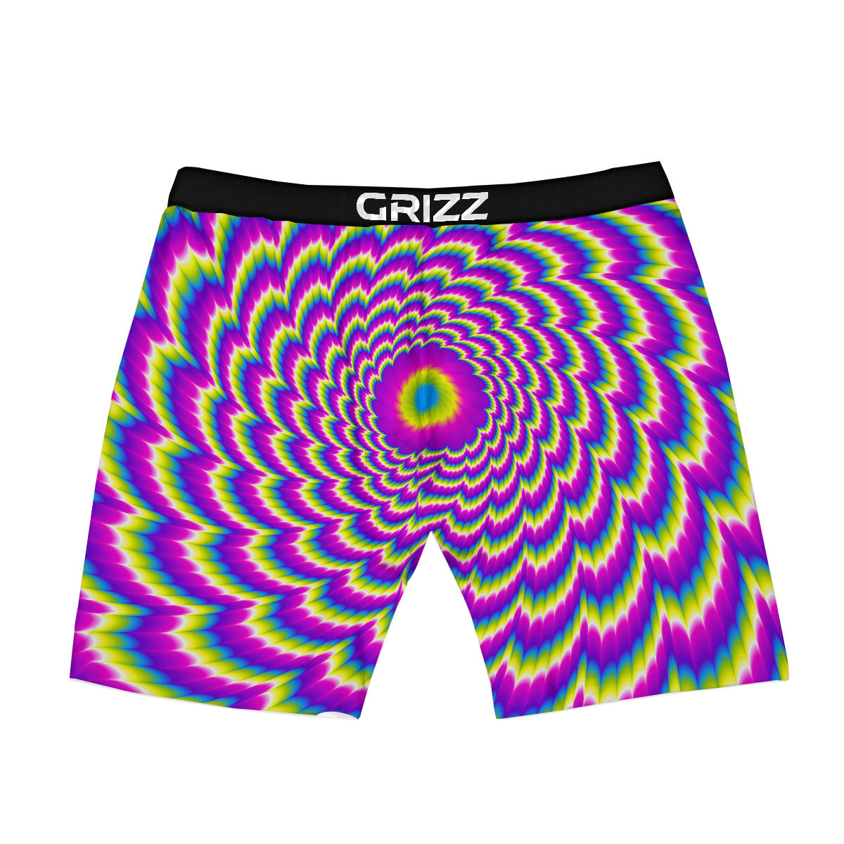 Moving Optical Illusion Spiral Colors Boxer Briefs-grizzshop