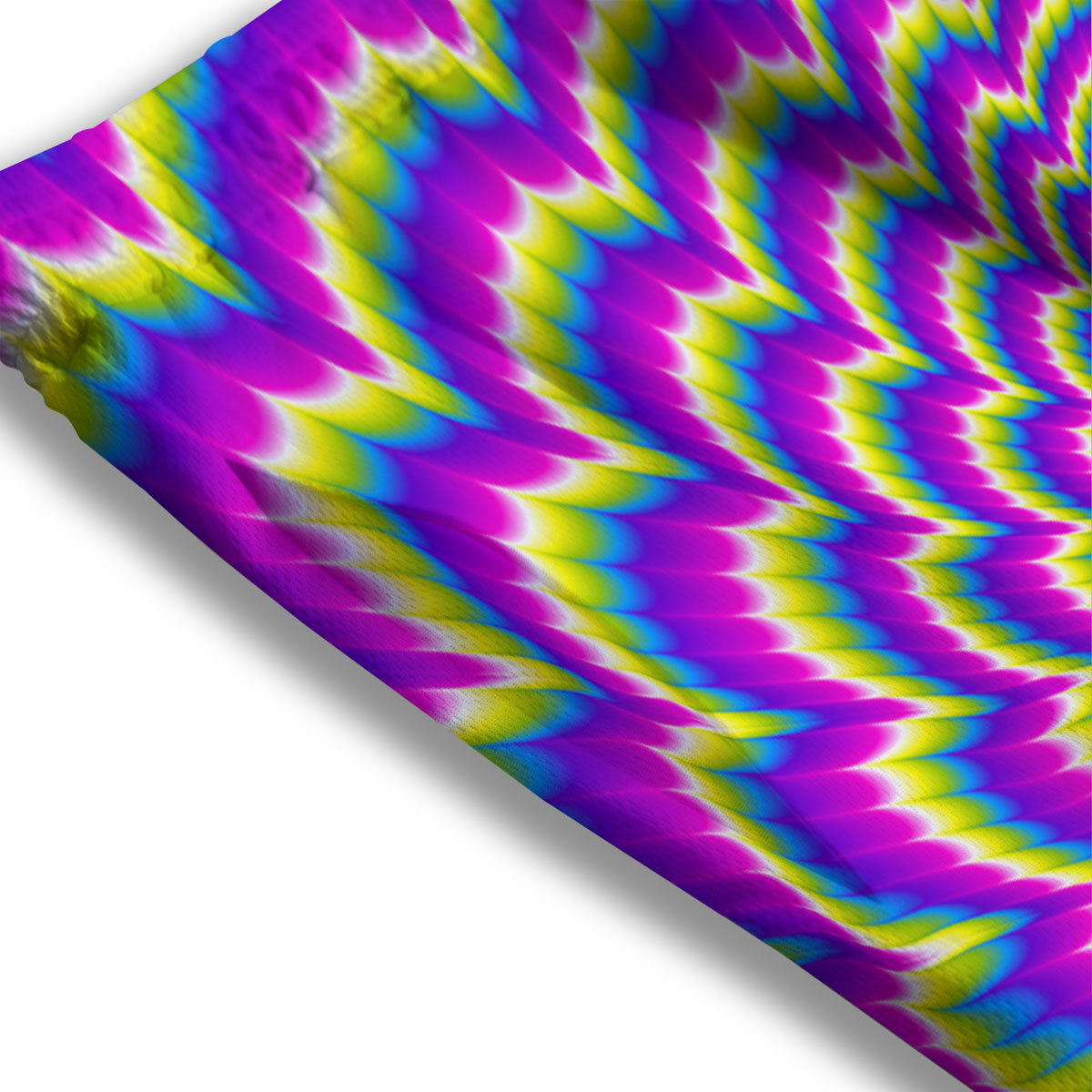 Moving Optical Illusion Spiral Colors Mesh Shorts