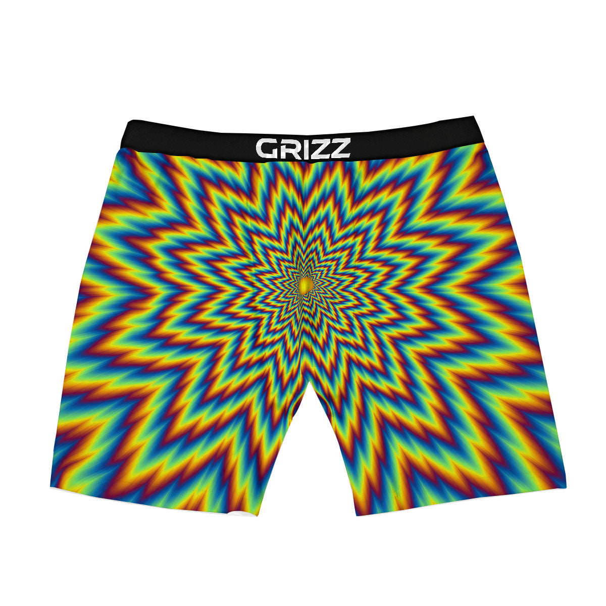 Moving Optical Illusion Spiral Expansion Boxer Briefs-grizzshop