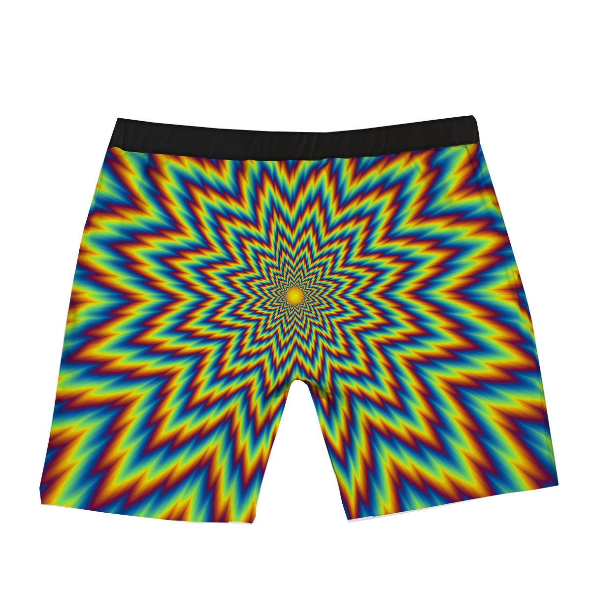 Moving Optical Illusion Spiral Expansion Boxer Briefs-grizzshop