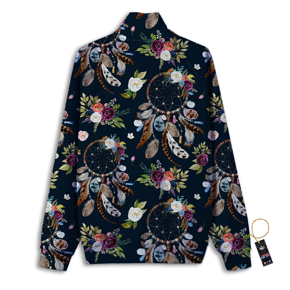 Moving Optical Illusion Spiral Expansion Track Jacket-grizzshop