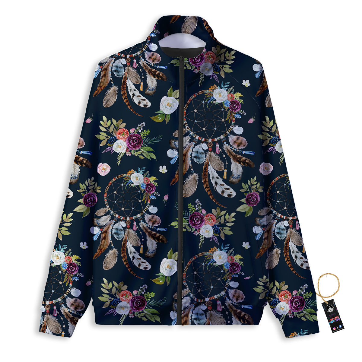 Moving Optical Illusion Spiral Expansion Track Jacket-grizzshop