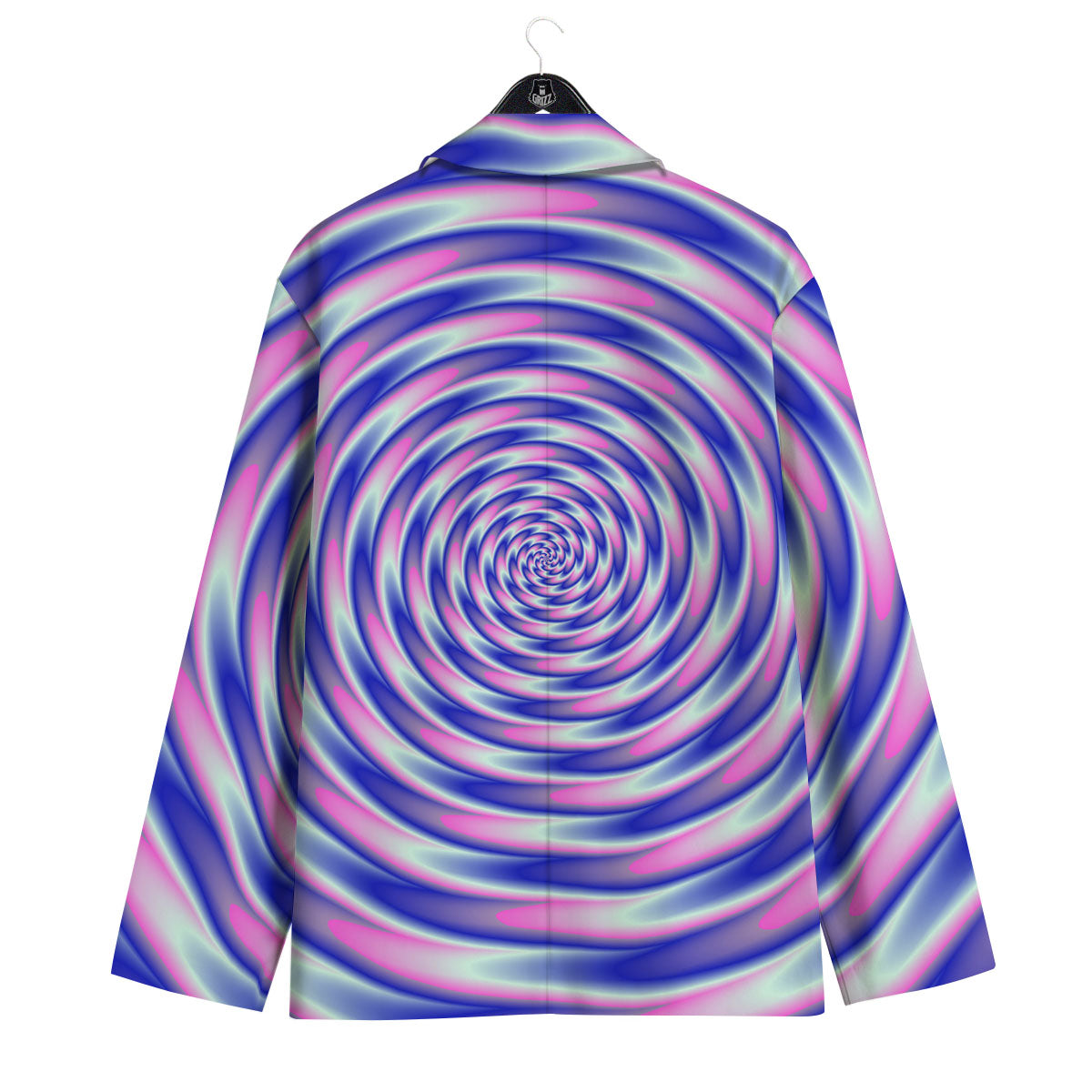 Moving Optical Illusion Twisted Colors Men's Sport Coat-grizzshop
