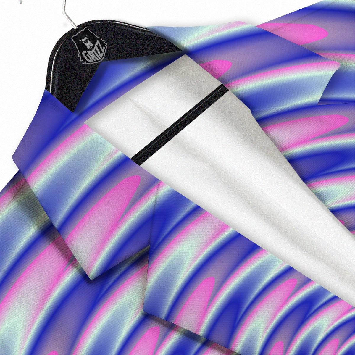 Moving Optical Illusion Twisted Colors Men's Sport Coat-grizzshop