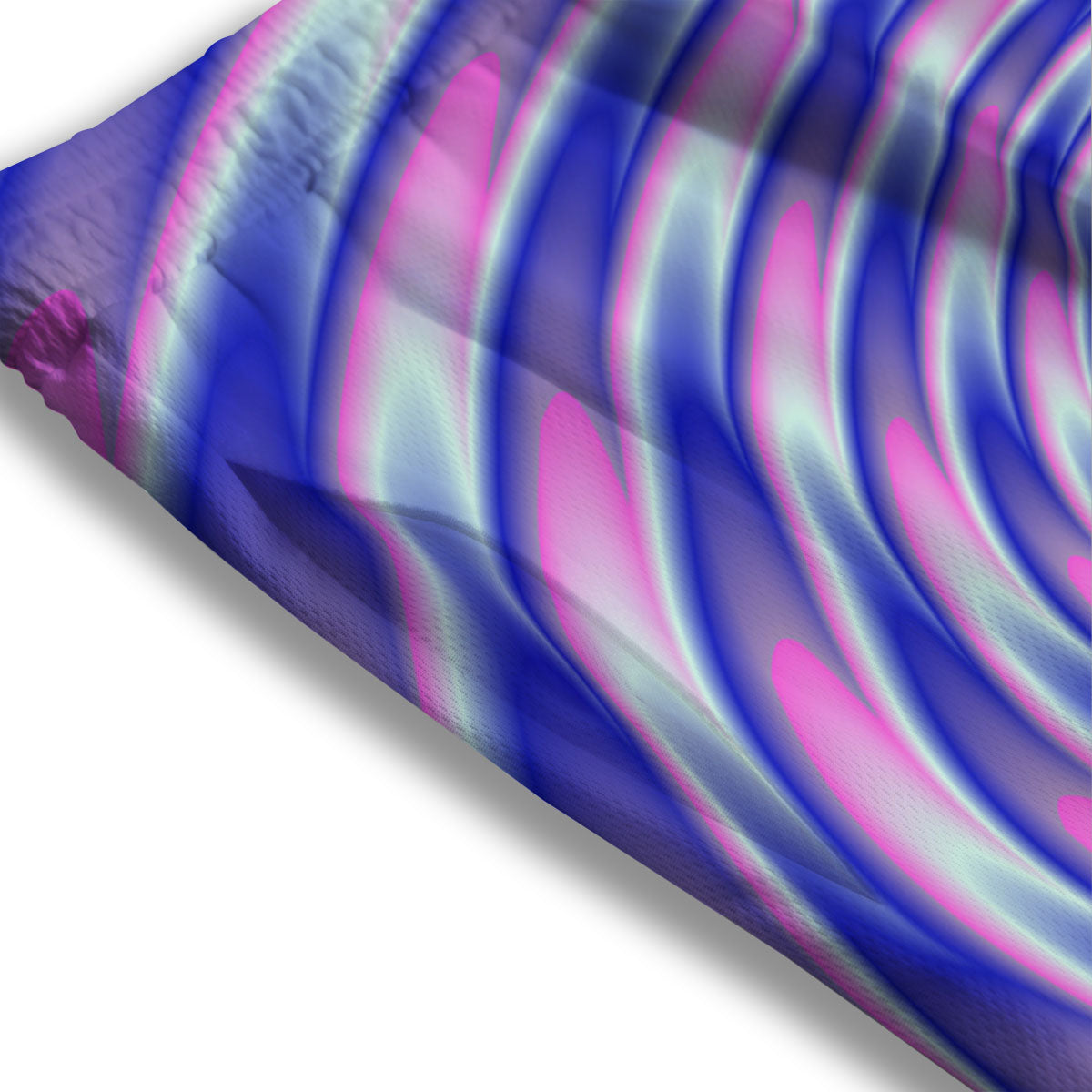 Moving Optical Illusion Twisted Colors Mesh Shorts