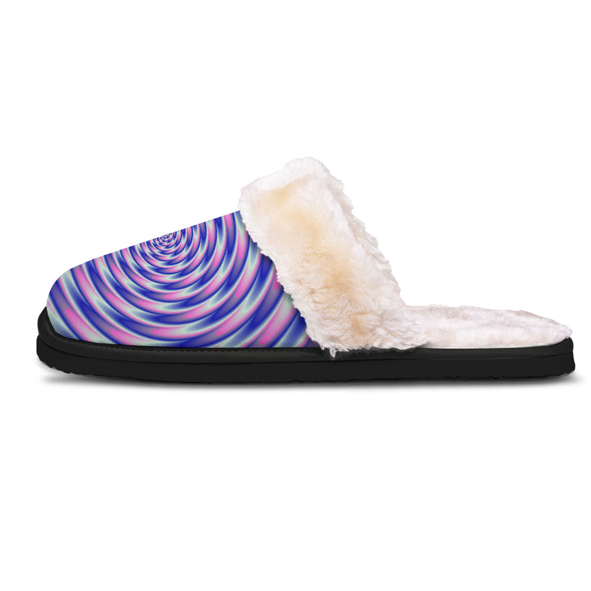 Moving Optical Illusion Twisted Colors Slippers-grizzshop