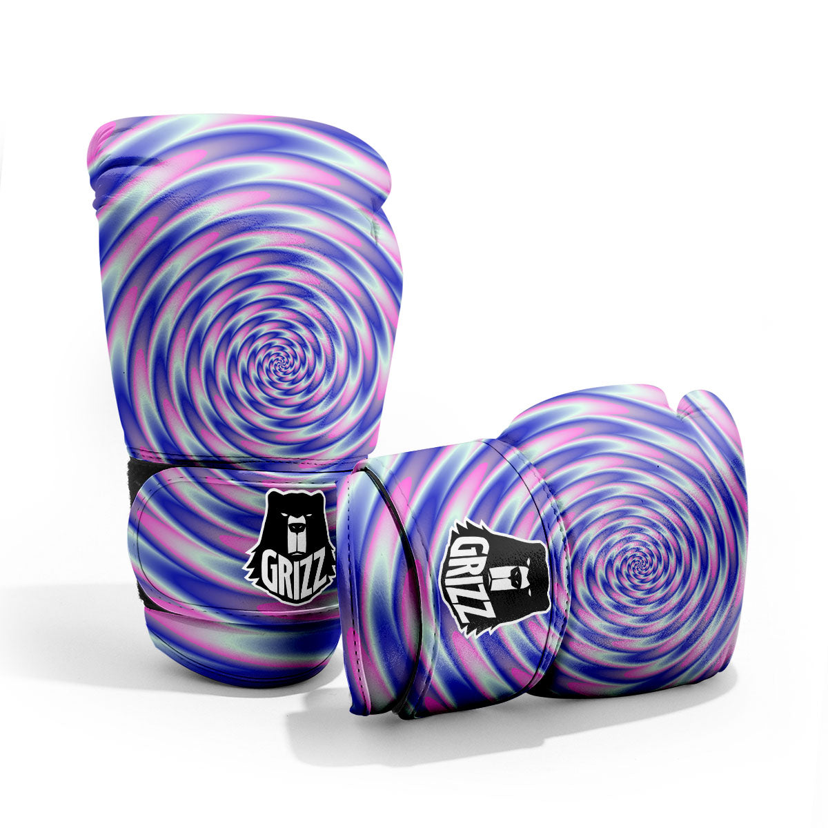 Moving Optical Illusion Twisted Colors Pro Boxing Glove