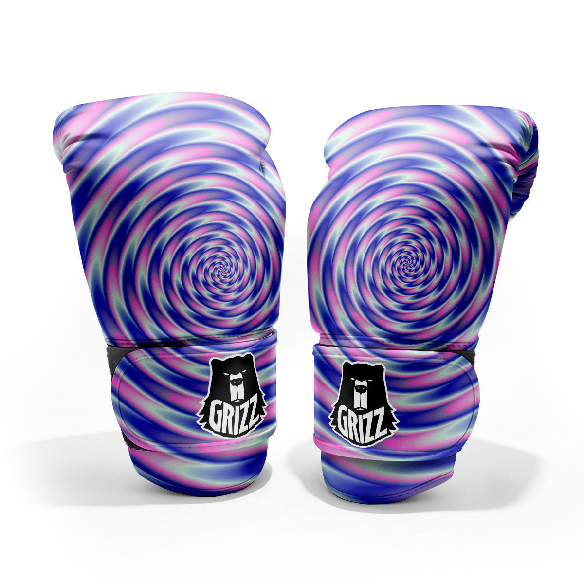 Moving Optical Illusion Twisted Colors Pro Boxing Glove