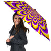 Moving Optical Yellow Flower Illusion Umbrella-grizzshop