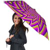 Moving Optical Yellow Twisted Illusion Umbrella-grizzshop