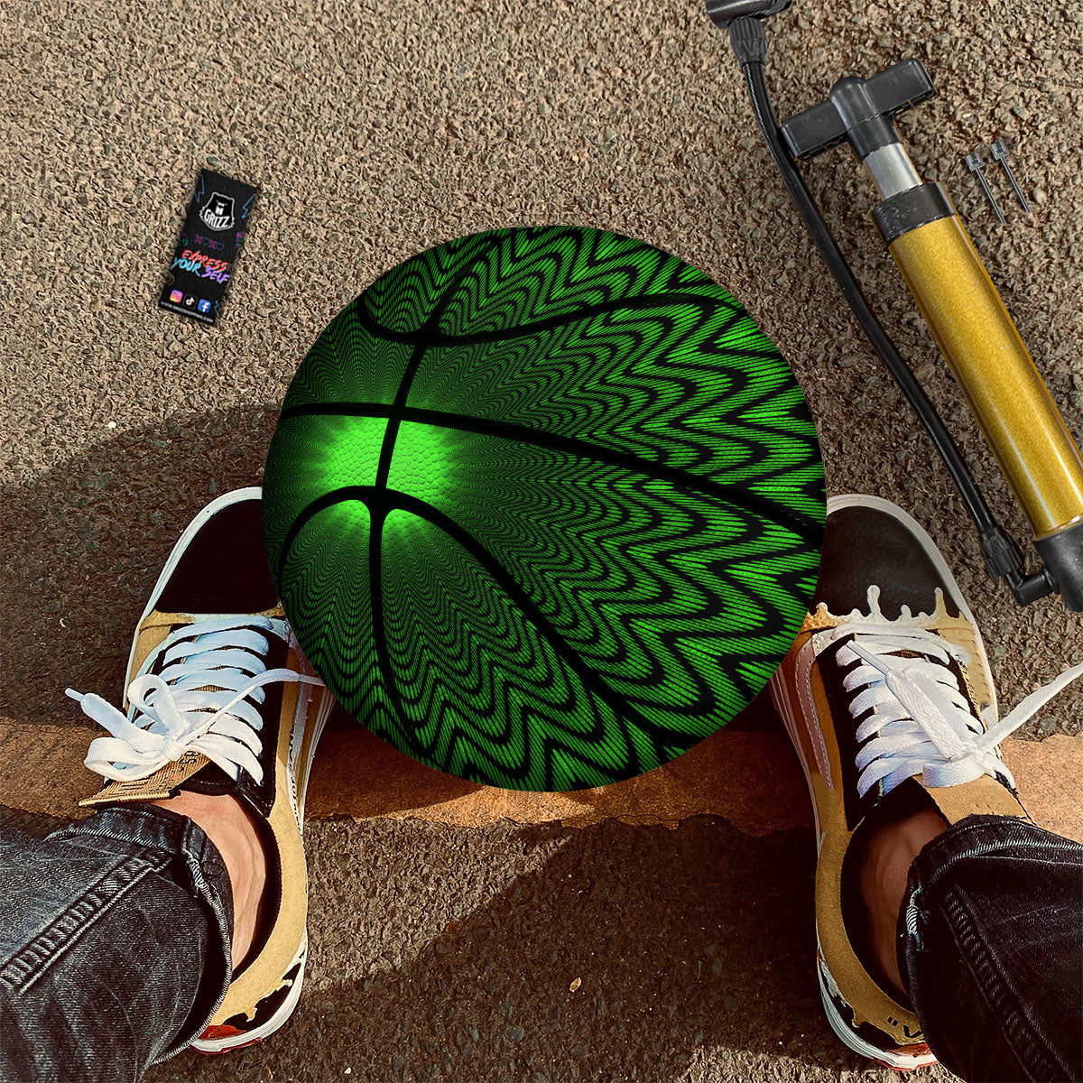 Pattern Kente Print Basketball