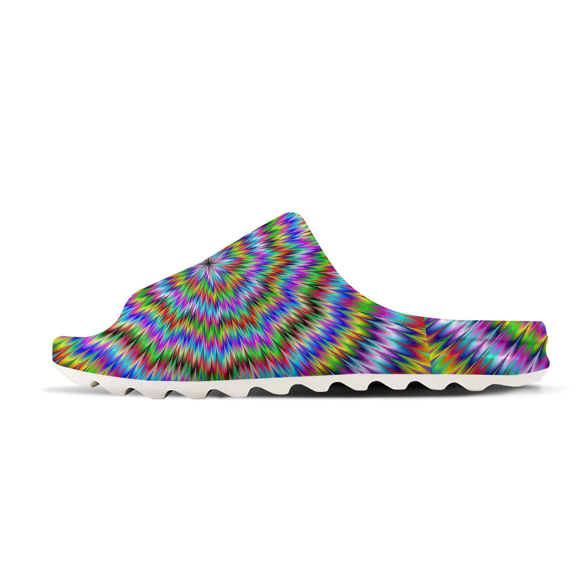 Moving Optical Illusion Abstract Dizzy Sandals-grizzshop