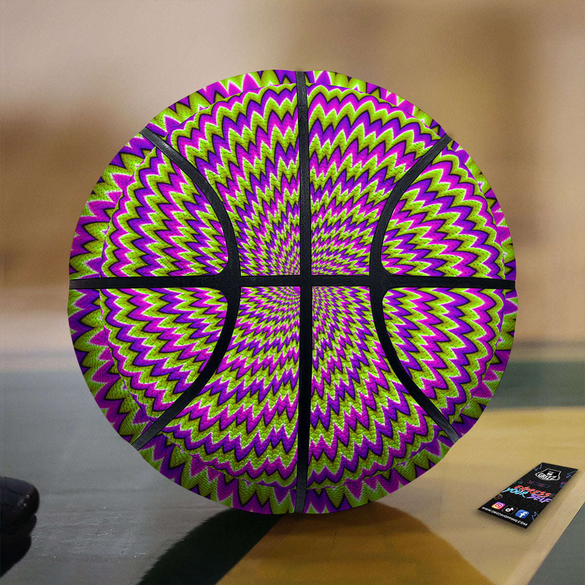 Peeled  Banana Print Pattern Basketball