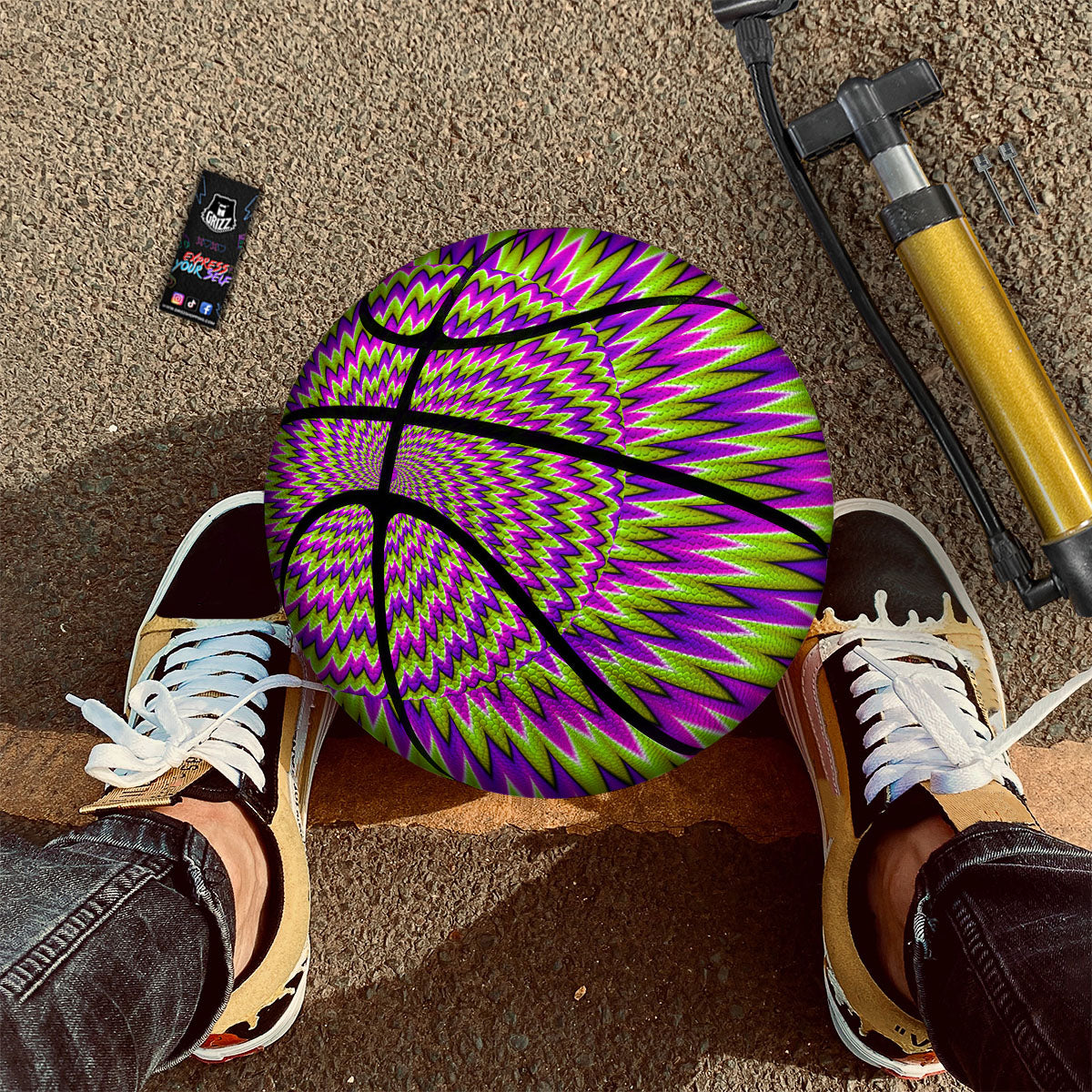 Peeled  Banana Print Pattern Basketball