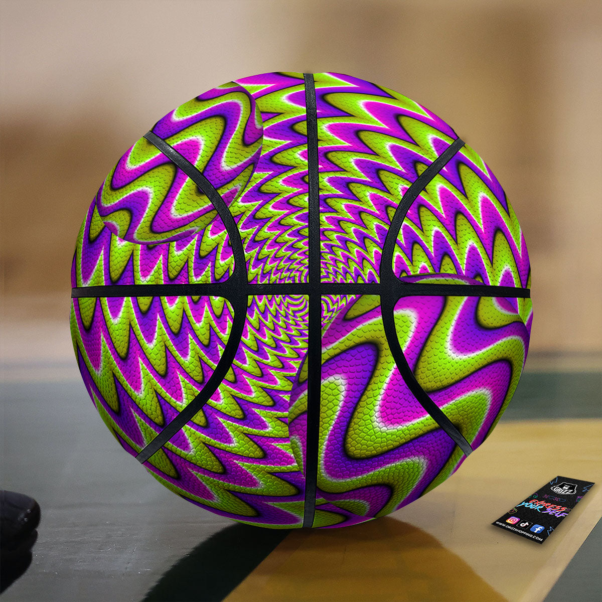 Pei Shar Monochrome Print Basketball