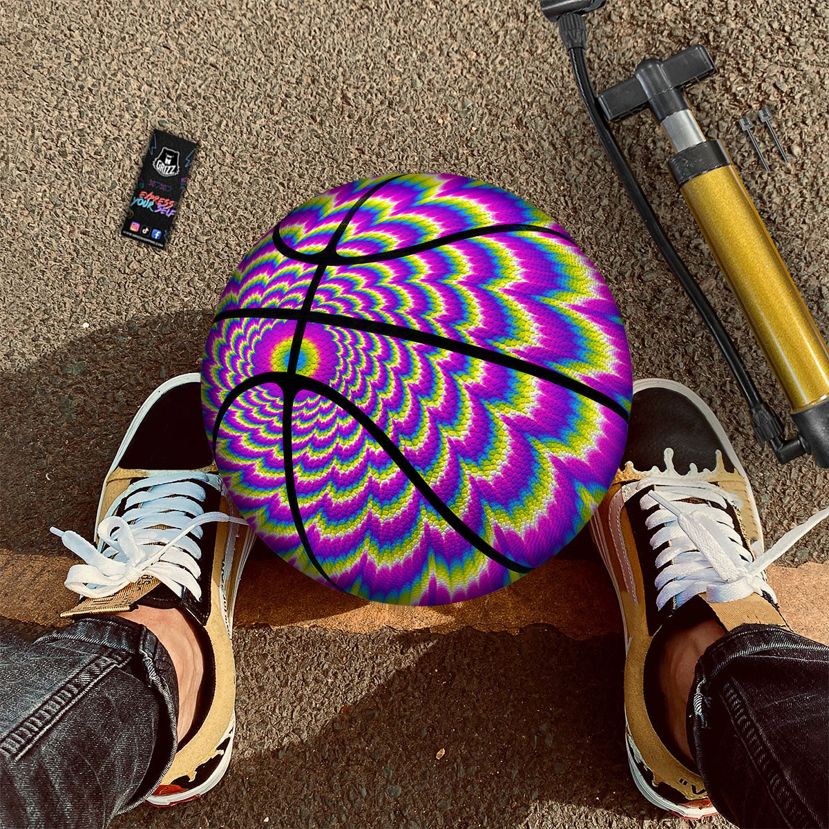 Native Dream Catcher Vintage Print Pattern Basketball