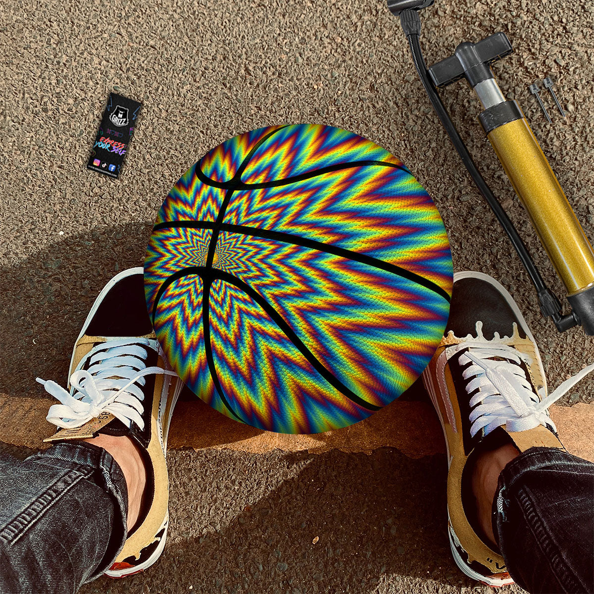 Native Indian Girl Tribal Print Basketball