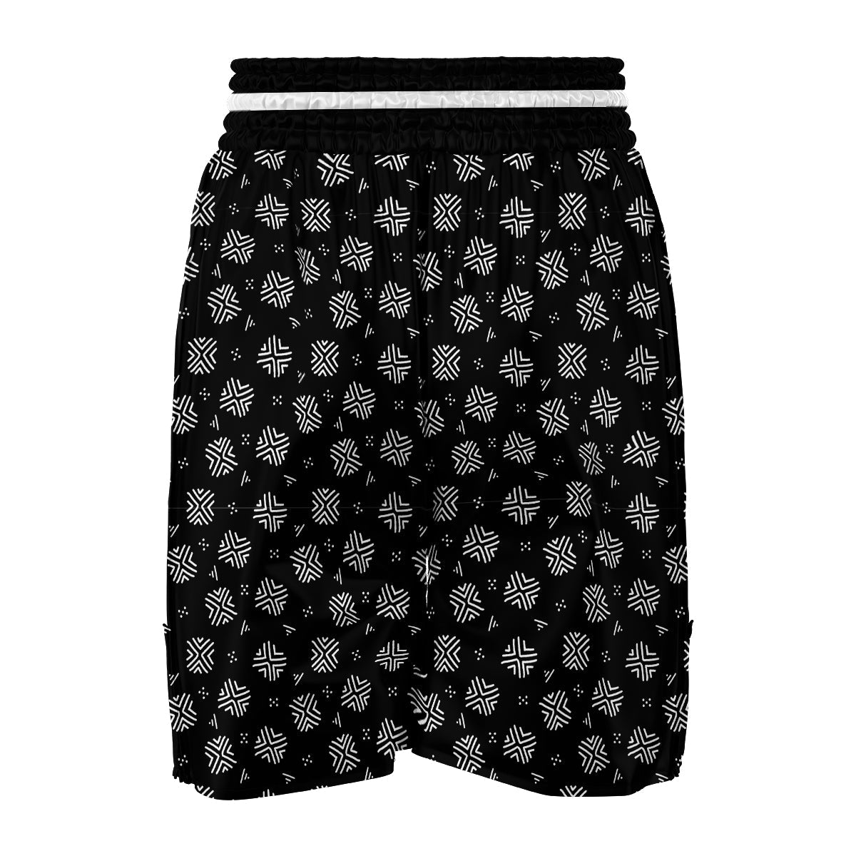 Mudcloth Sumbol Print Pattern Boxing Shorts-grizzshop