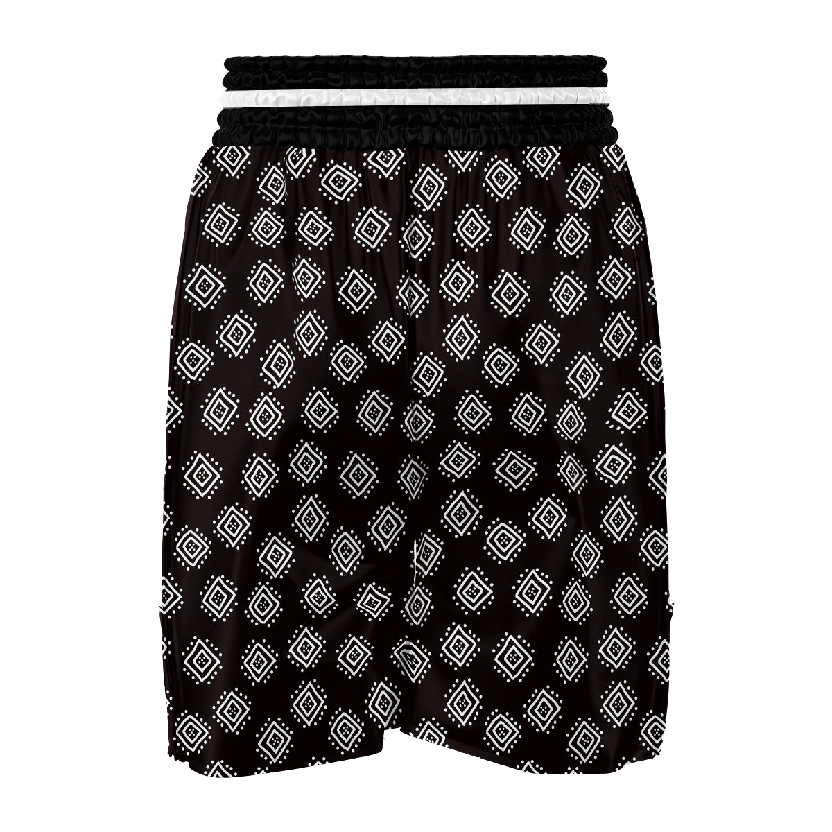 Mudcloth Sumbol Vintage Print Pattern Boxing Shorts-grizzshop