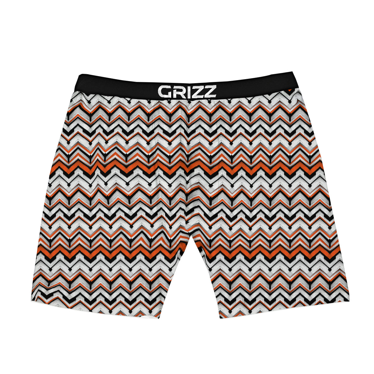 Multicolor Hand Drawn Zigzag Print Boxer Briefs-grizzshop