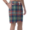 Multicolor Plaid Tartan Men's Shorts-grizzshop