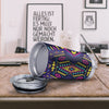 Multicolor Tribal Navajo Geometric Print Tumbler-grizzshop