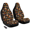 Mummy And Pumpkins Halloween Print Pattern Car Seat Covers-grizzshop