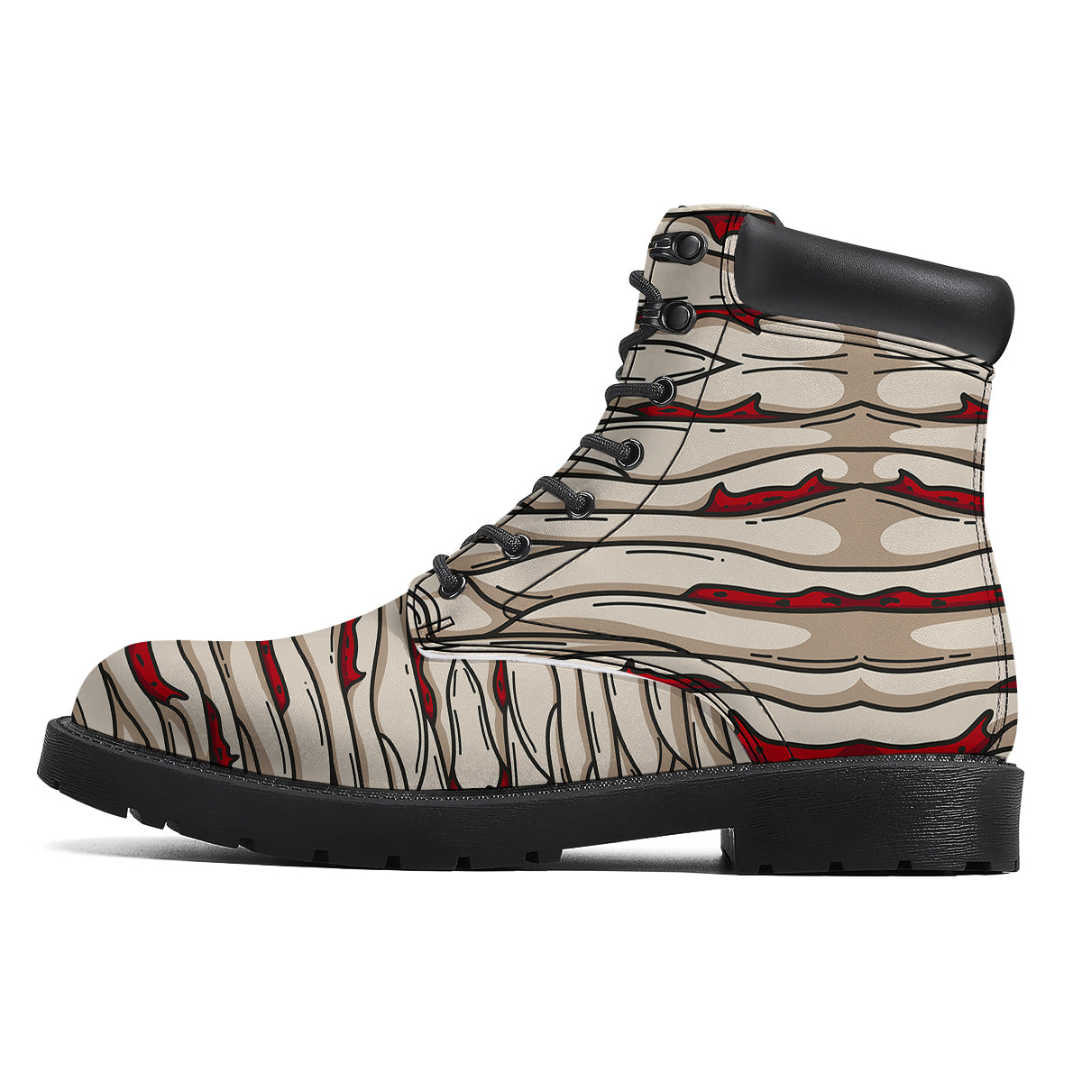 Mummy Bandage Print Pattern Boots-grizzshop