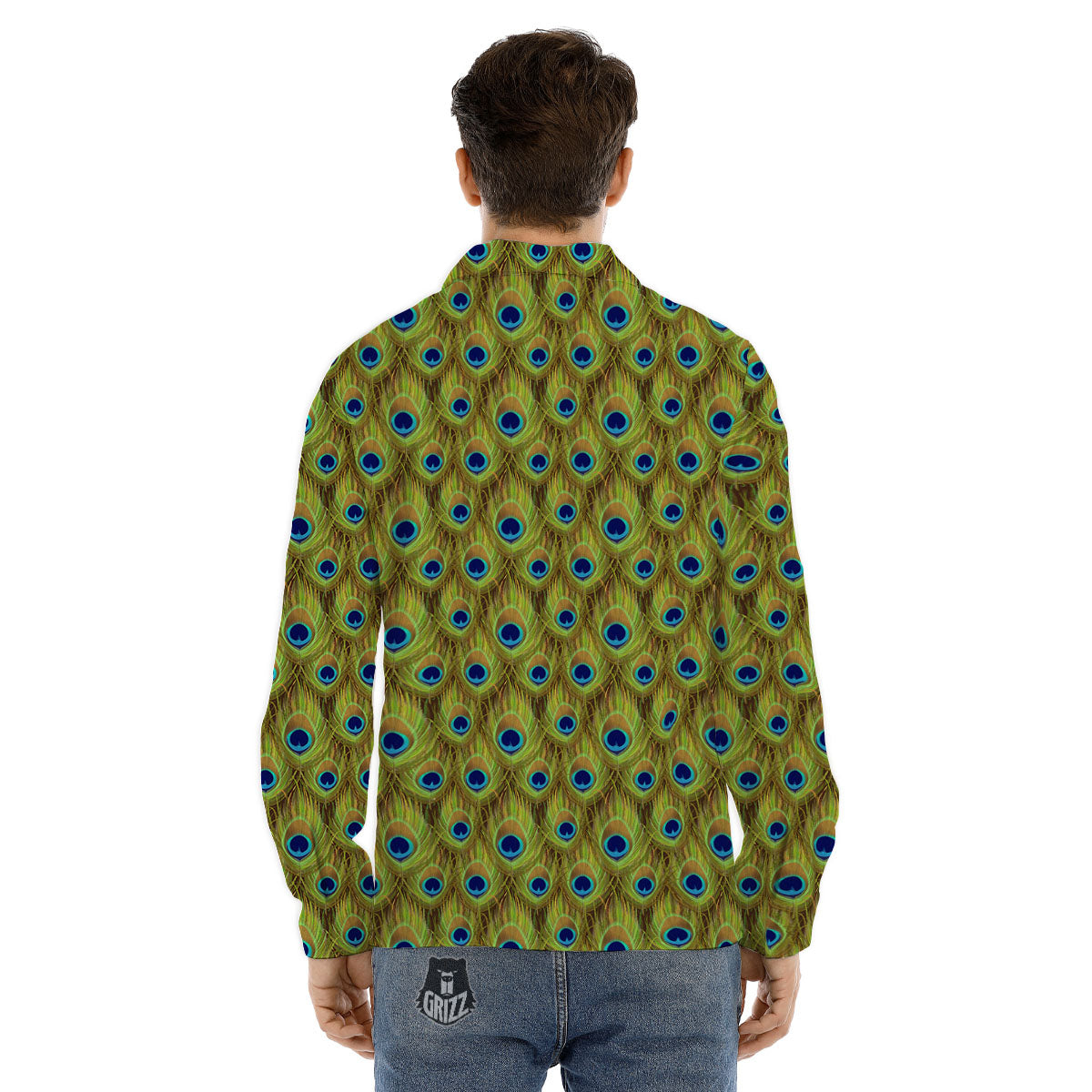 Mummy Bandage Print Pattern Men's Dress Shirts-grizzshop