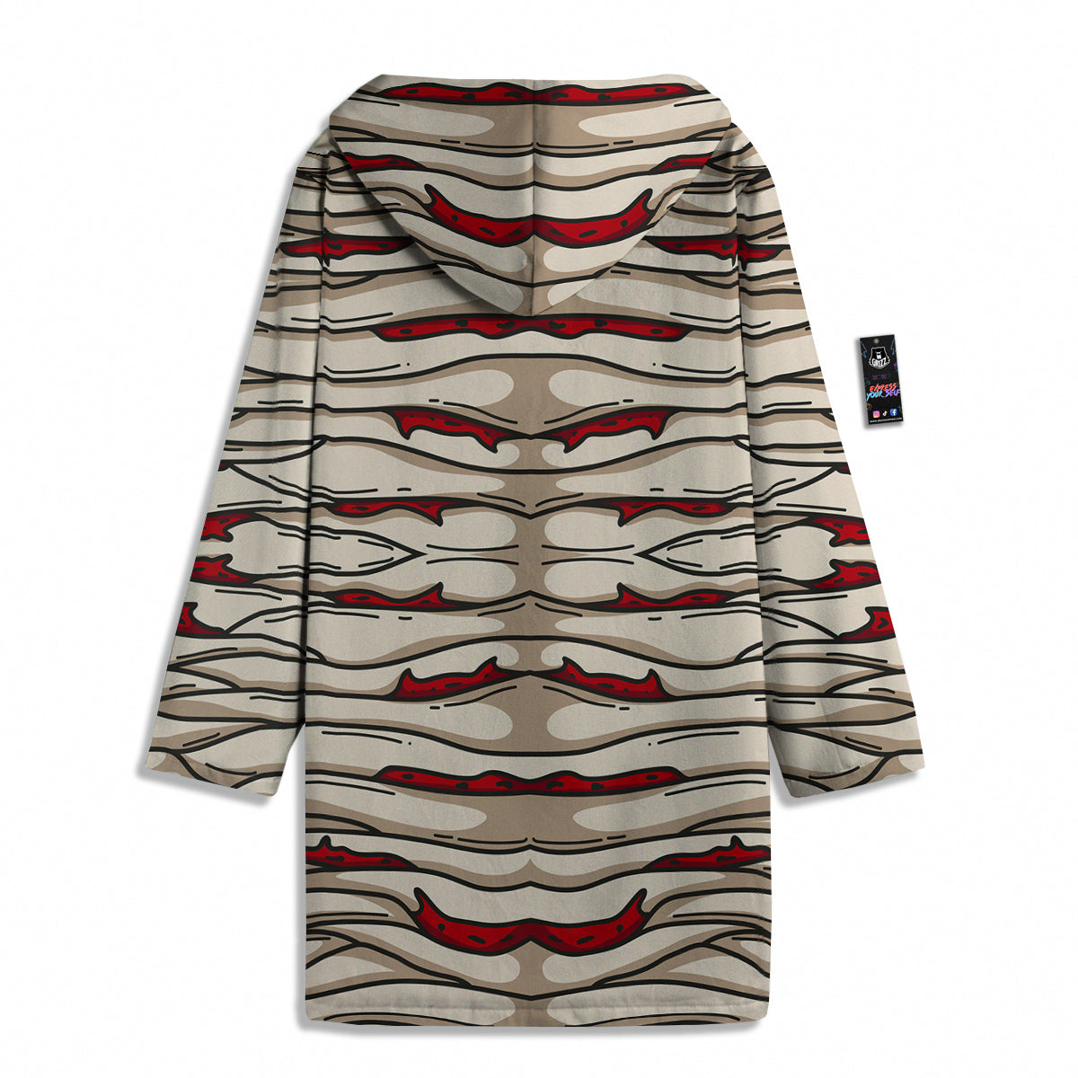 Mummy Bandage Print Pattern Men's Windbreaker Jacket-grizzshop