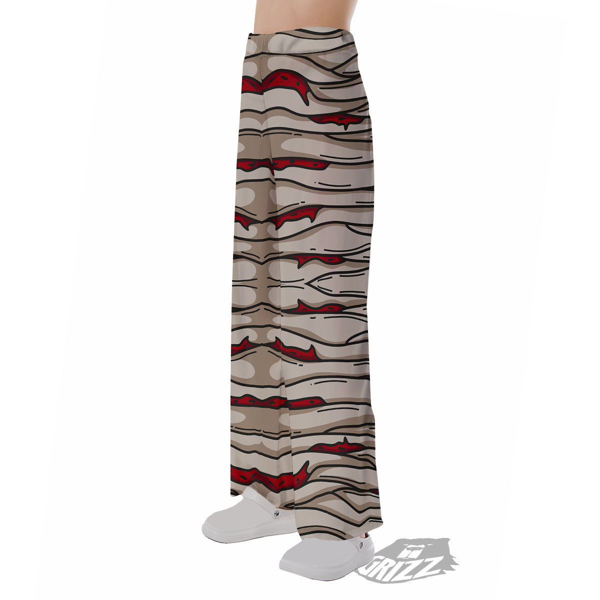 Mummy Bandage Print Pattern Pajama Pants-grizzshop