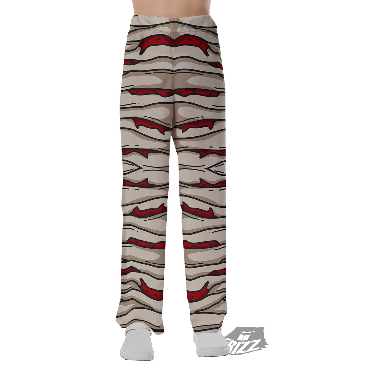Mummy Bandage Print Pattern Pajama Pants-grizzshop