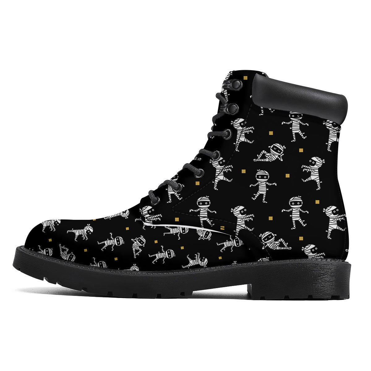 Mummy Cartoon Print Pattern Boots-grizzshop