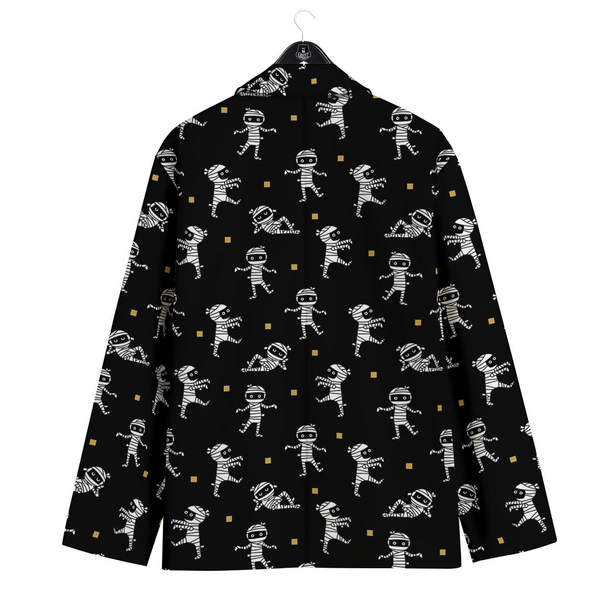 Mummy Cartoon Print Pattern Men's Sport Coat-grizzshop