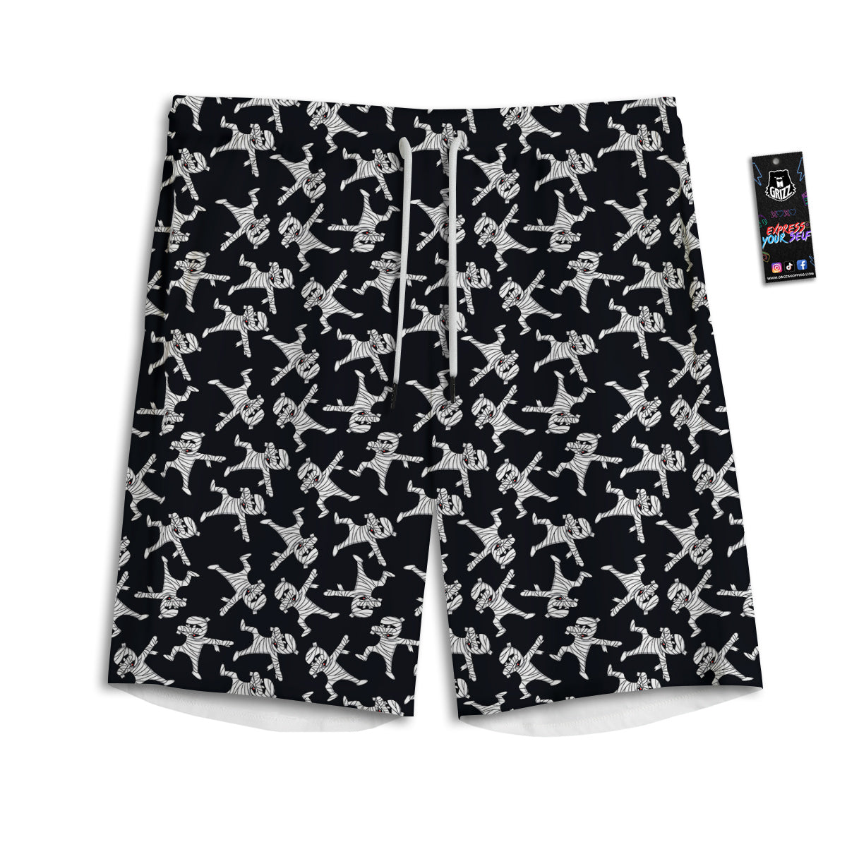 Pembroke Welsh Corgi Print Pattern Men's Athletic Shorts