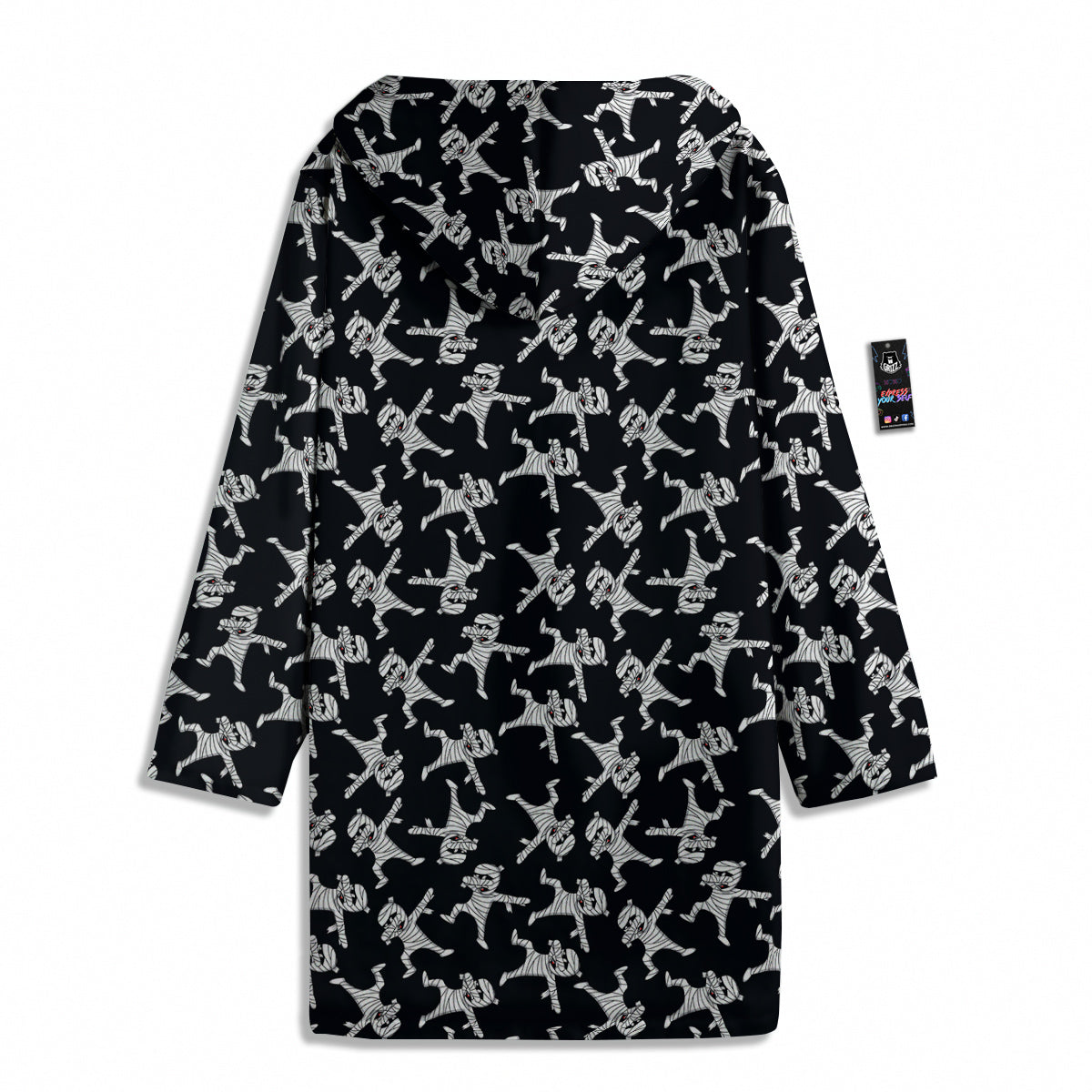 Mummy Cute Print Pattern Men's Windbreaker Jacket-grizzshop