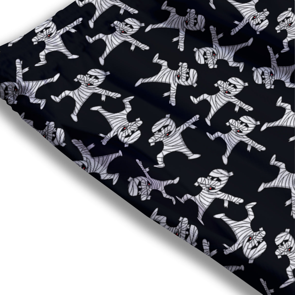 Mummy Cute Print Pattern Mesh Shorts