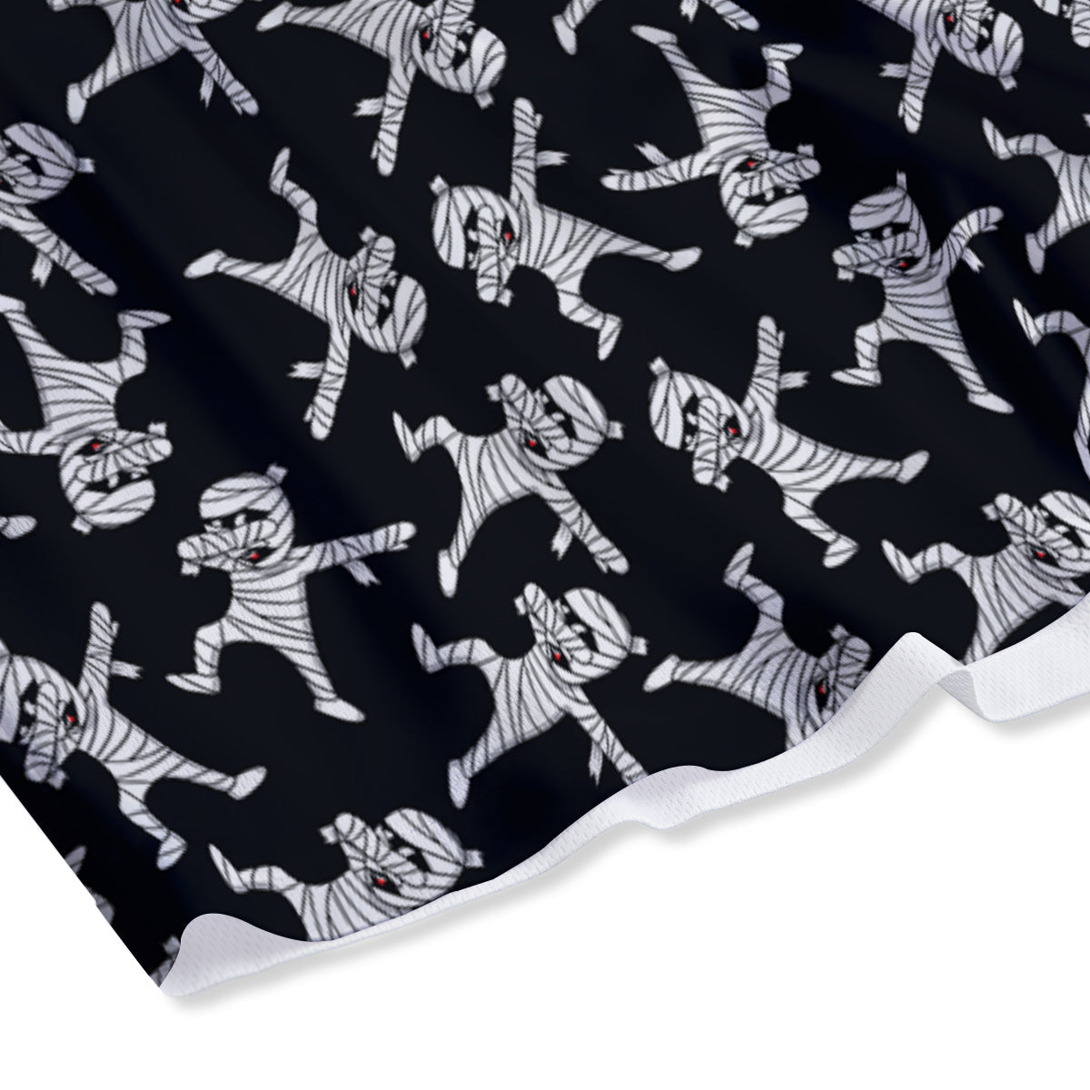Mummy Cute Print Pattern Mesh Shorts