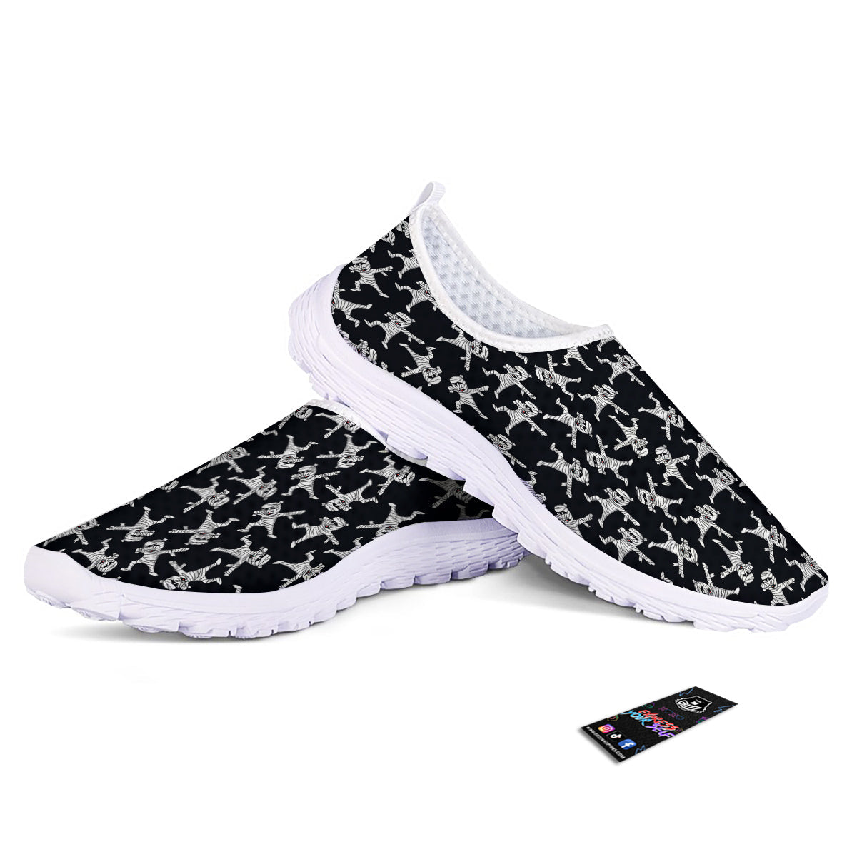 Mummy Cute Print Pattern Nurse Shoes-grizzshop